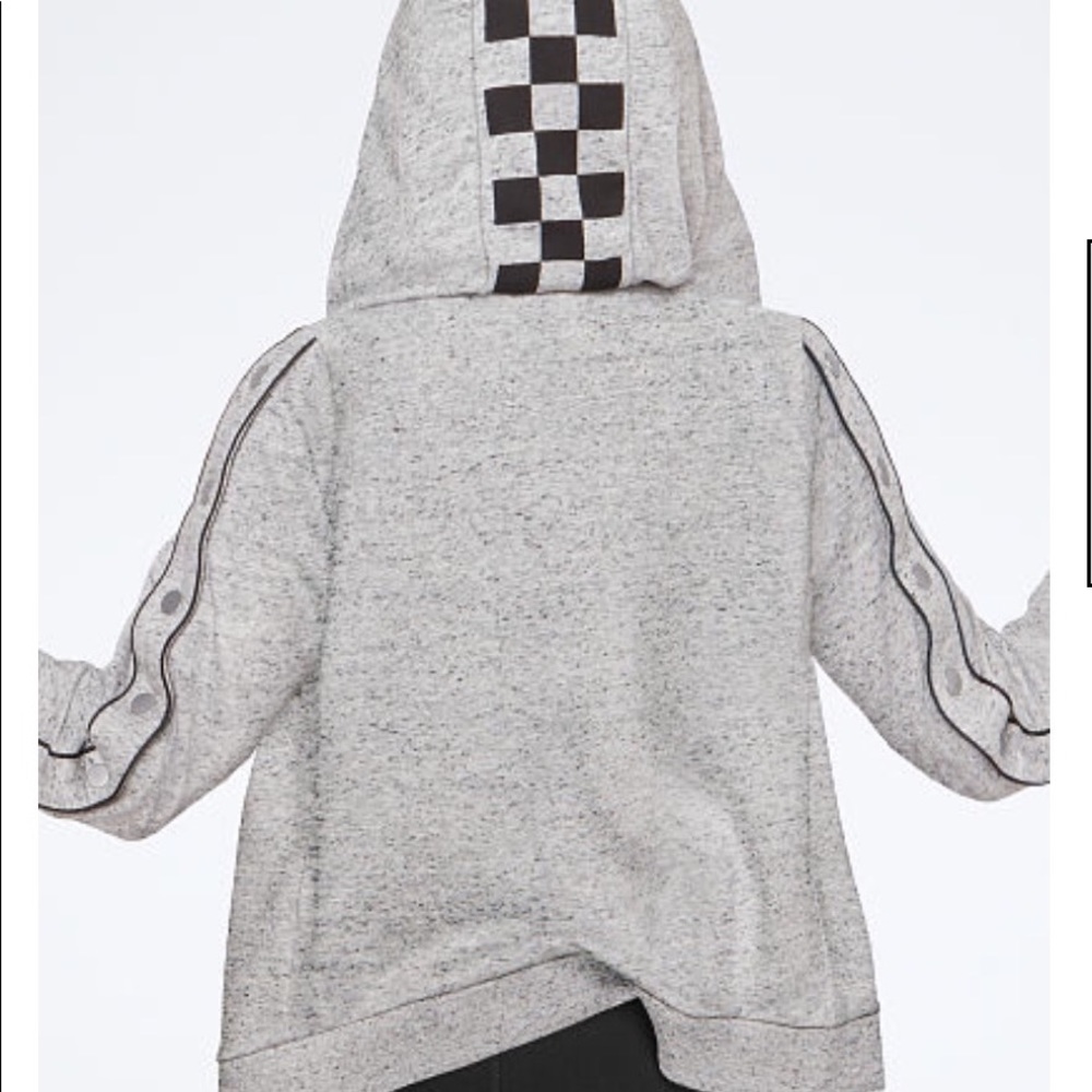 NWT Snap Sleeve Full Zip Hoodie - Picture 2 of 7